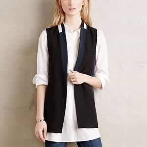 ANTHROPOLOGIE Deba Vest, Color Block, XS